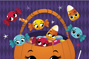 happy halloween trick or treat bag, an Illustration by Helga Lukas (Thumbnail 4 of 4)
