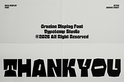 Grazion - Bold Retro Display Font, a Sans Serif Font by Typetemp Studio (Thumbnail 15 of 15)