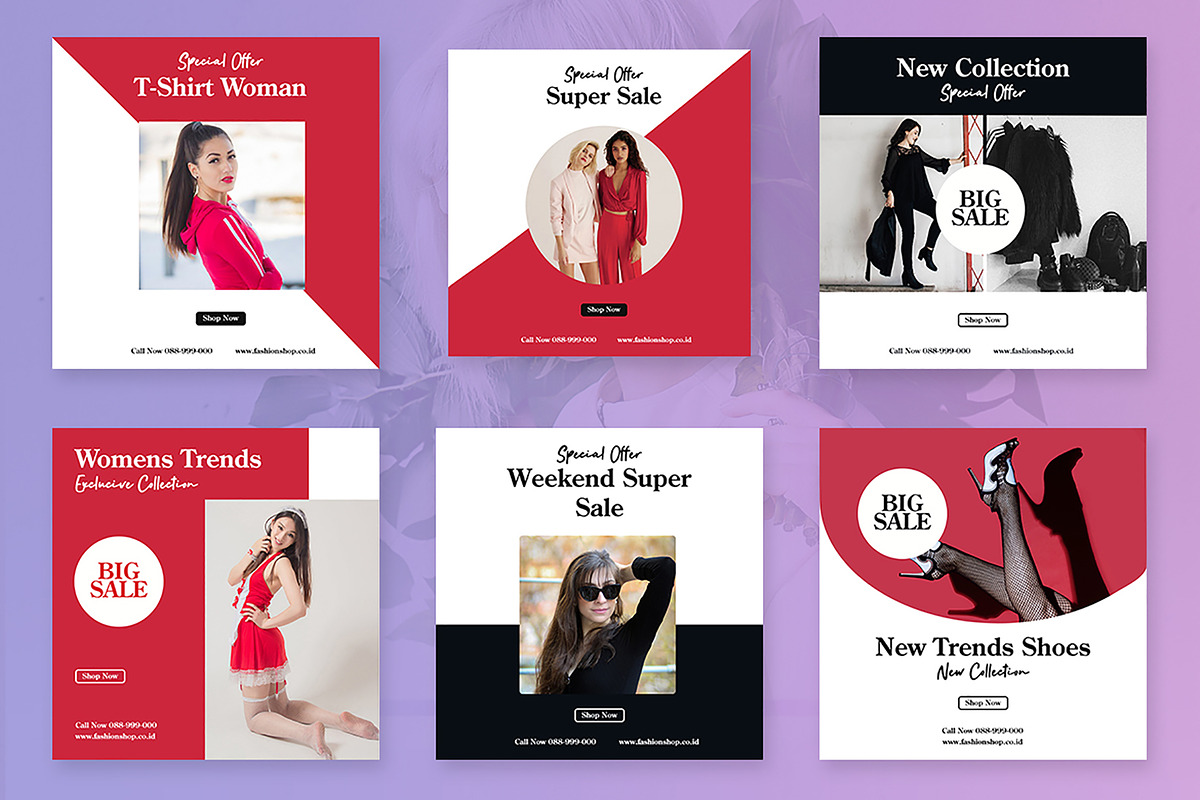 Fashion Instagram Post, a Social Media Template by temphall (Photo 4 of 4)