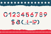 America otf color font., a Symbol Font by Kseniia Kuznetsova (Thumbnail 3 of 6)