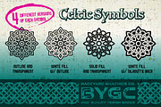 Celtic Knot Style Symbols, an Object Graphic by BackYard Graphics Co. (Thumbnail 2 of 10)