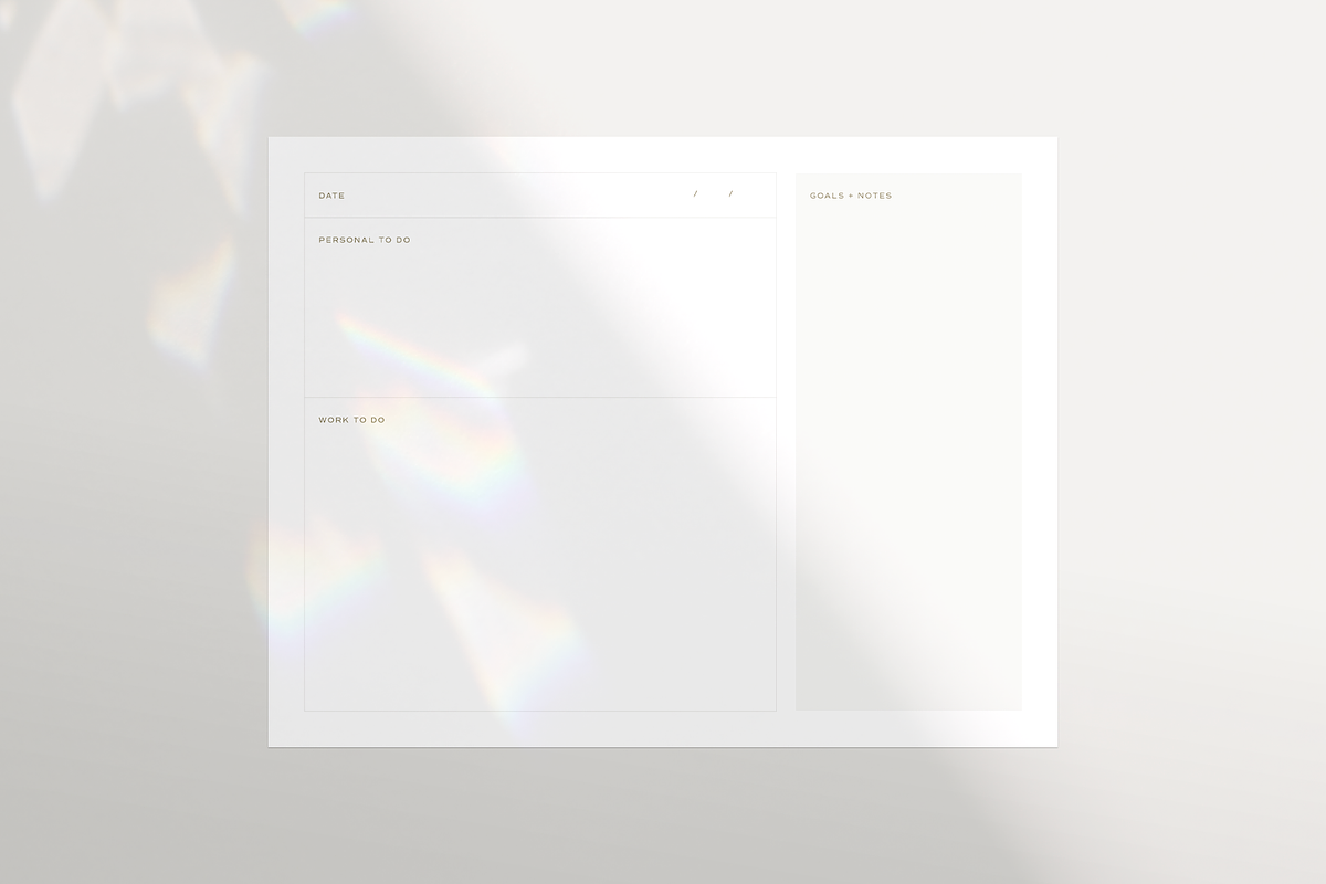 FARO Productivity Planner Pages, a Stationery Template by Loh Studio (Photo 7 of 8)