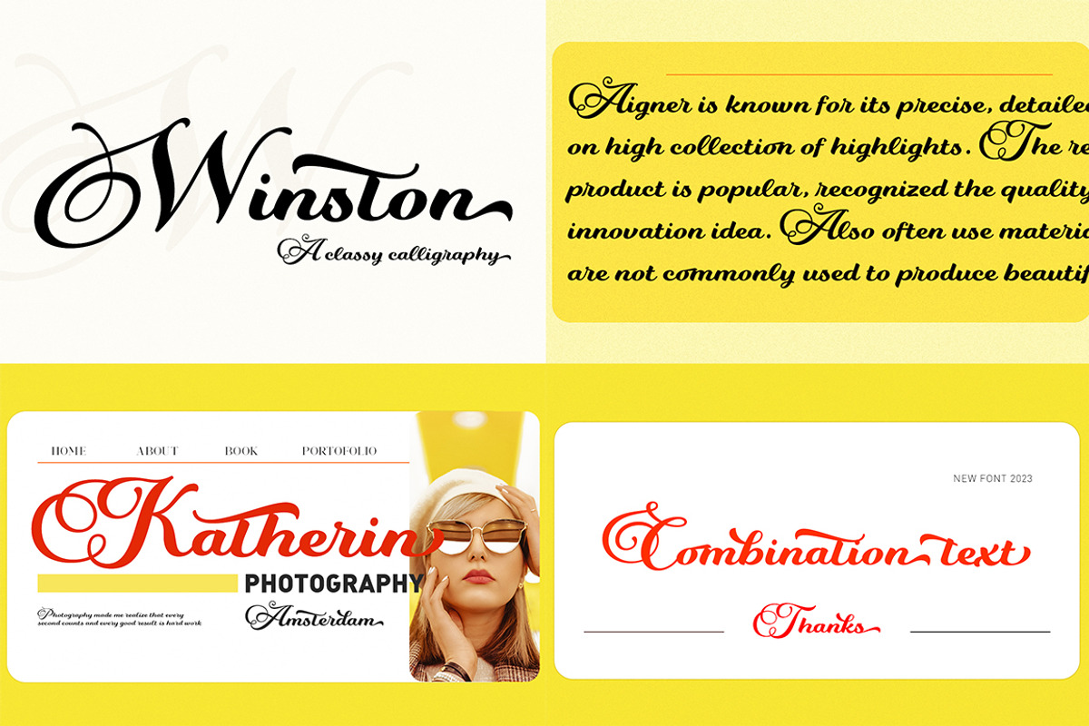 Handwritten fonts collection preview 5