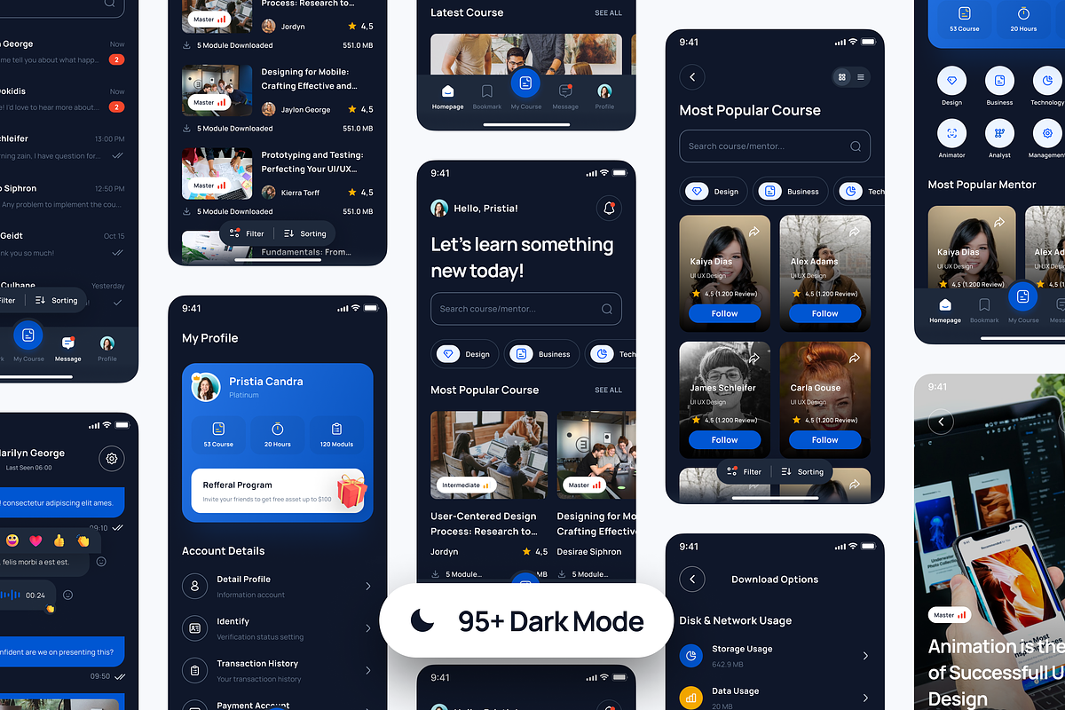 Eduline - Education & Online Learnin, an UI Kit Template by Unpixel Design (Photo 4 of 5)