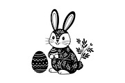 Happy Easter Bunny Vector Bundle, an Illustration by jahid234 (Thumbnail 7 of 51)