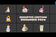Cartoon Snowmen for FCPX, a Templates & Theme by 2dfx (Thumbnail 1 of 2)
