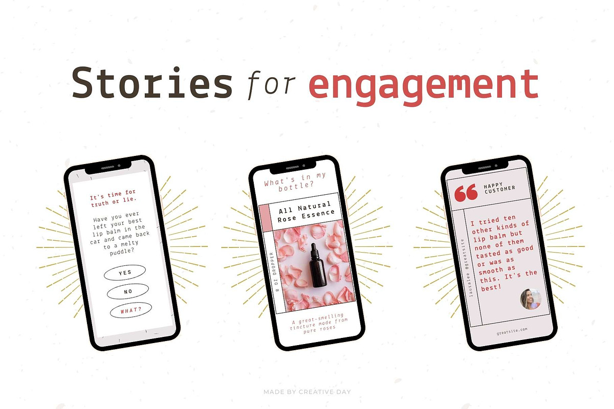 Cadre Minimal Chic Instagram Stories, a Social Media Template by Creative Day (Photo 2 of 7)