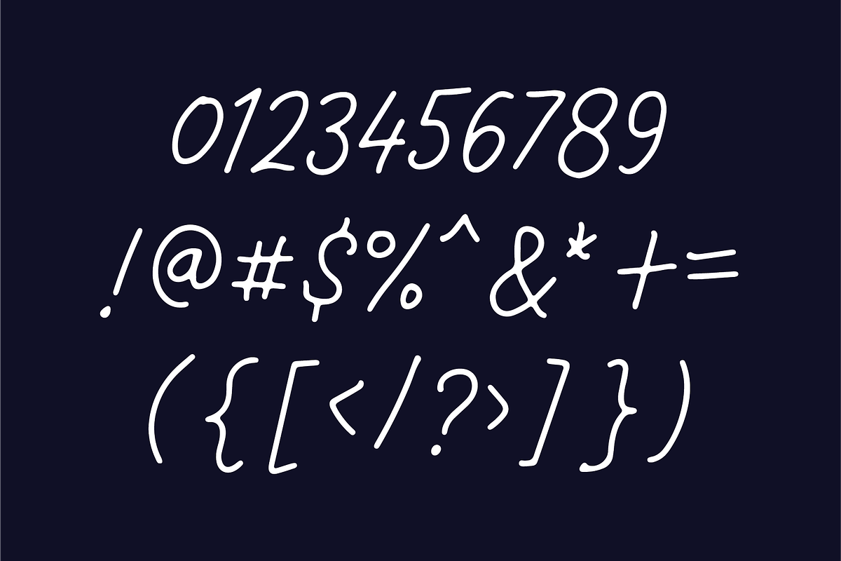 Oreno | A Handwritten Script Font, a Script Font by byde (Photo 3 of 7)