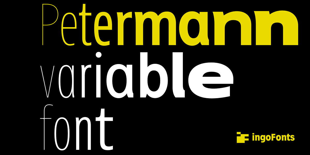 Petermann, a Sans Serif Font by ingoFonts (Photo 7 of 10)