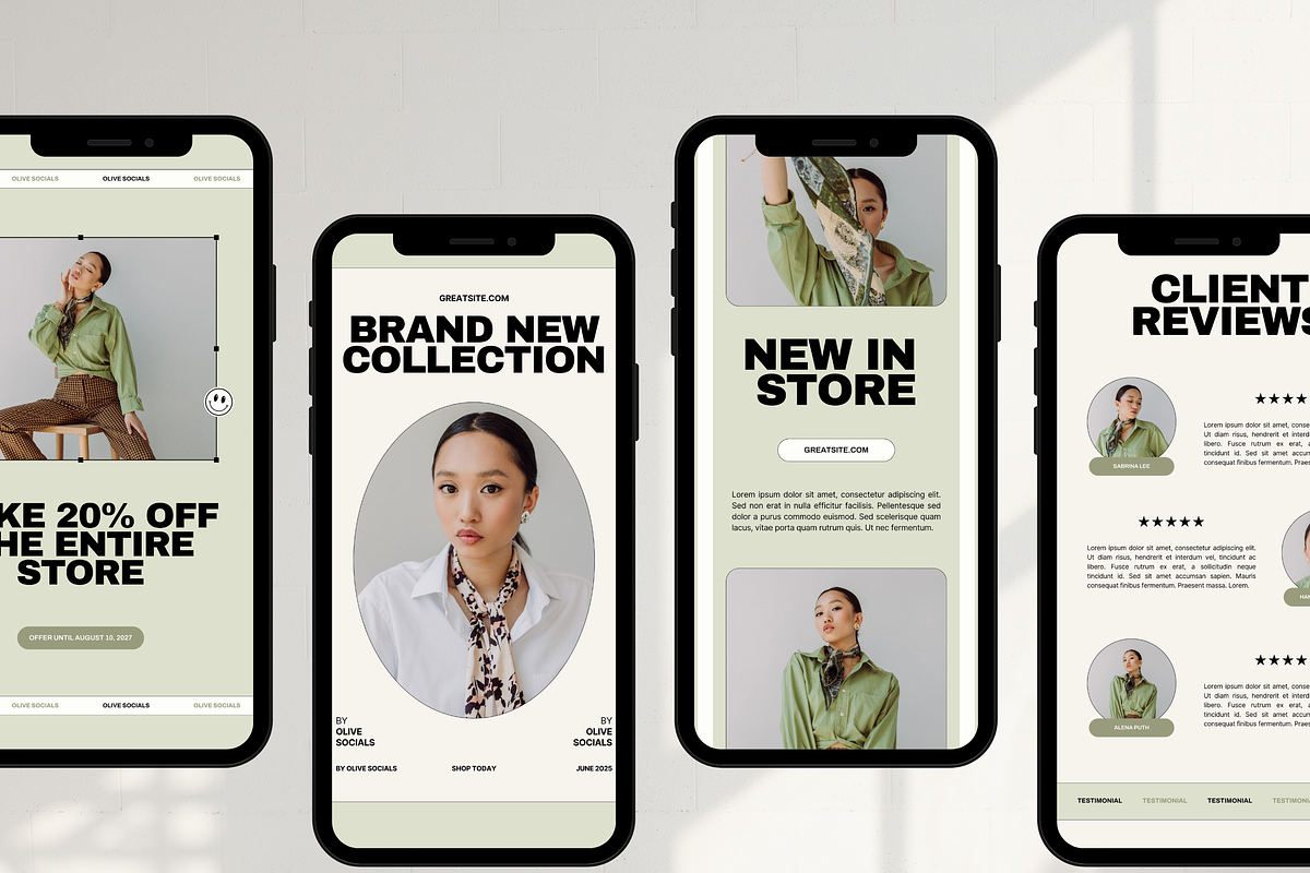 Modern Instagram Stories Posts Canva, a Social Media Template by Branding Babe Co. (Photo 5 of 7)