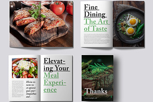 Cook Book Template Design