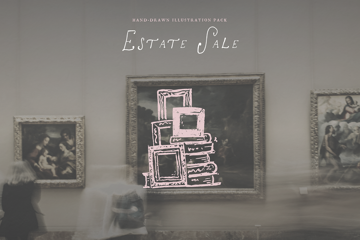 Antique Clipart, Estate Sale Ink, an Object Illustration by The October Creative (Photo 6 of 13)