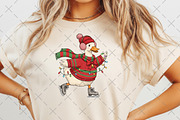Cute Christmas Goose Png, an Illustration by Craft Nest (Thumbnail 4 of 6)