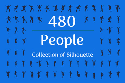 480 People Silhouette, an Icon by Vectors Market