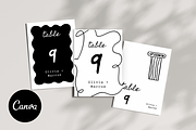 Minimalist Table Number Cards, a Card Template by RefocusMyJourney (Thumbnail 3 of 10)
