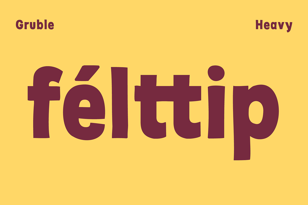Gruble – Hand-drawn Font, a Handwritten Font by Max Glimm Type (Photo 2 of 5)