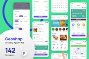 Geo Shop - Grocery Shopping App, an App Template by azyrusthemes (Thumbnail 1 of 15)