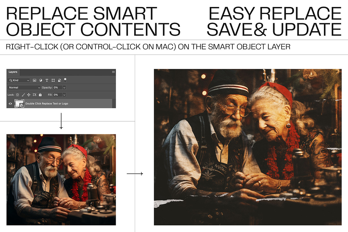 12 Photo Effect Templates, a Layer Style Add-On by iDoodle Studio