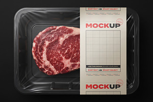 Beef Meat Mockups Collection