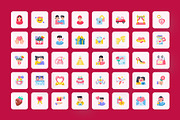 Valentine Day Icons Bundle, a Duotone Icon by Prosymbols (Thumbnail 5 of 9)