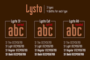 Lysto font family, a Sans Serif Font by vlad.berla (Thumbnail 4 of 7)
