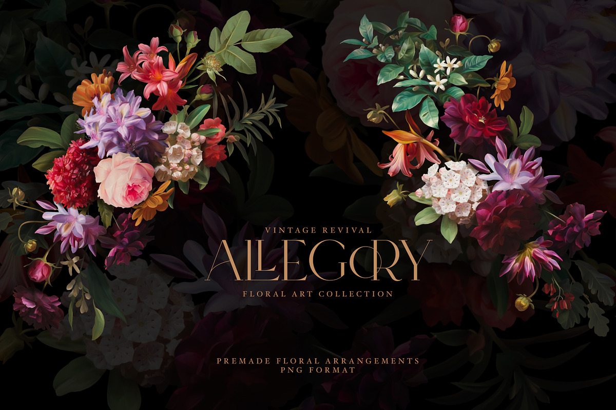 Antique Floral Art Collection, a Decorative Illustration by Eclectic Anthology (Photo 7 of 17)