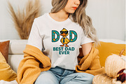 Best Dad Ever PNG, a Graphic by Designking (Thumbnail 2 of 4)