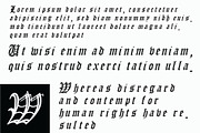 Elastic Gore Old, a Blackletter Font by cromatixclassroom (Thumbnail 1 of 5)