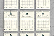Wall Calendar 2025, a Stationery Template by MightyDesign (Thumbnail 3 of 7)