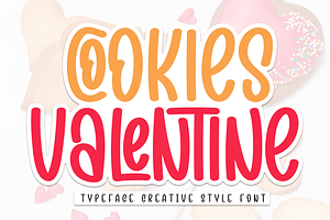 Cookies Valentine Script Font