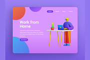 WORK3D Character Illustrations, an Object Graphic by Rakata Studio (Thumbnail 3 of 6)