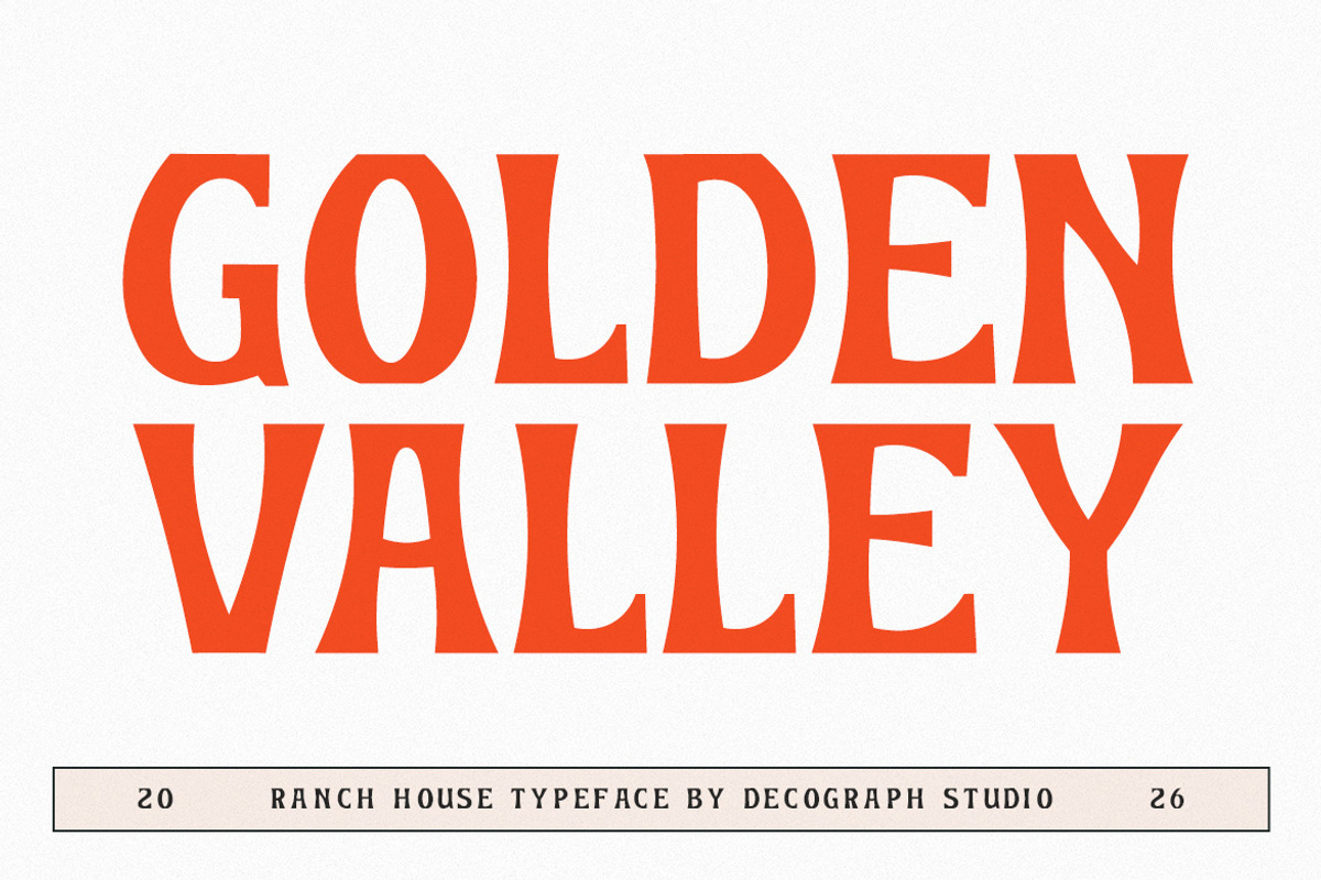 Ranch House – Western Classic Serif, a Serif Font by decographstud (Photo 2 of 9)