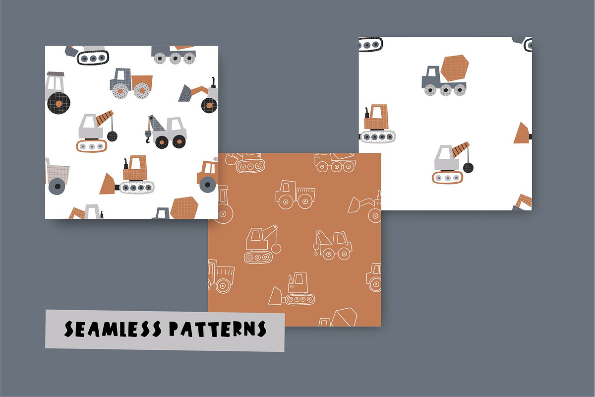 Cute Trucks, a Transportation Illustration by Barkova Nadya (Photo 4 of 7)