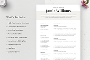 Modern & Chic Resume Template Jamie, a Resume Template by Olympia Resume (Thumbnail 2 of 6)