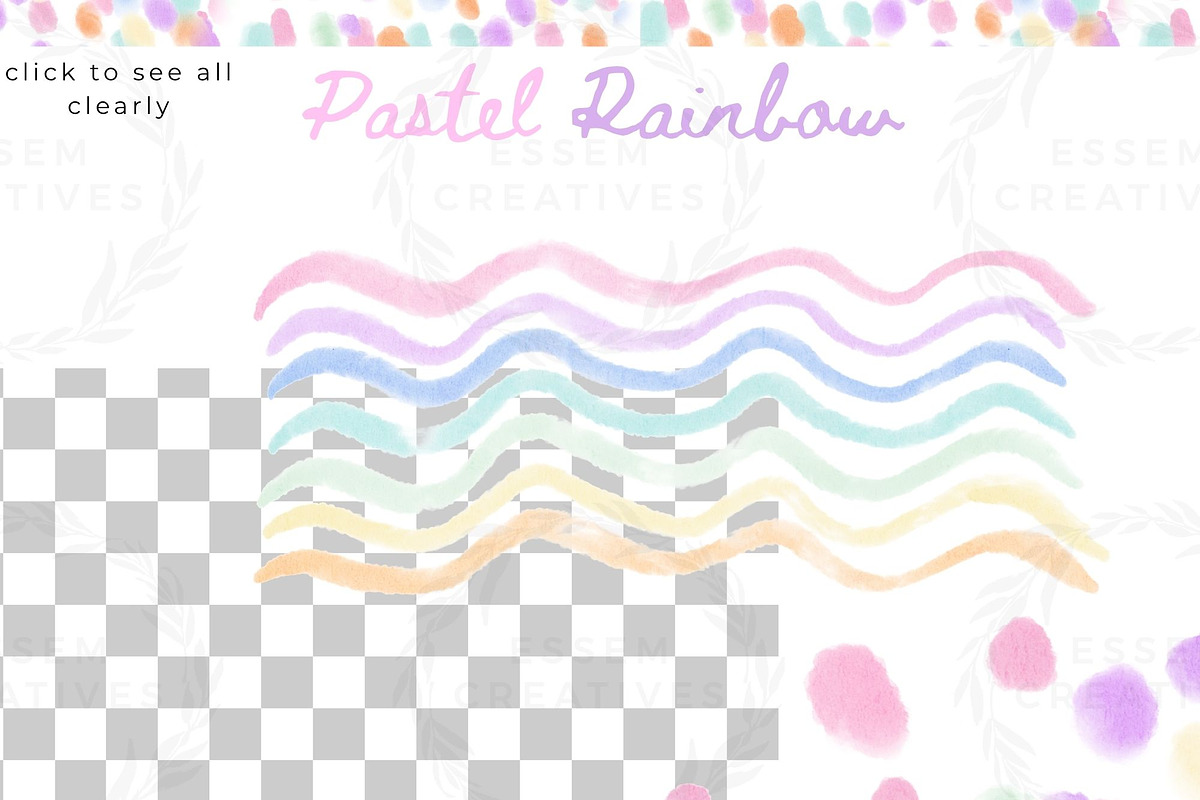 Pastel Rainbow Grandmillenial Frames, a Background Graphic by Essem Creatives (Photo 5 of 6)
