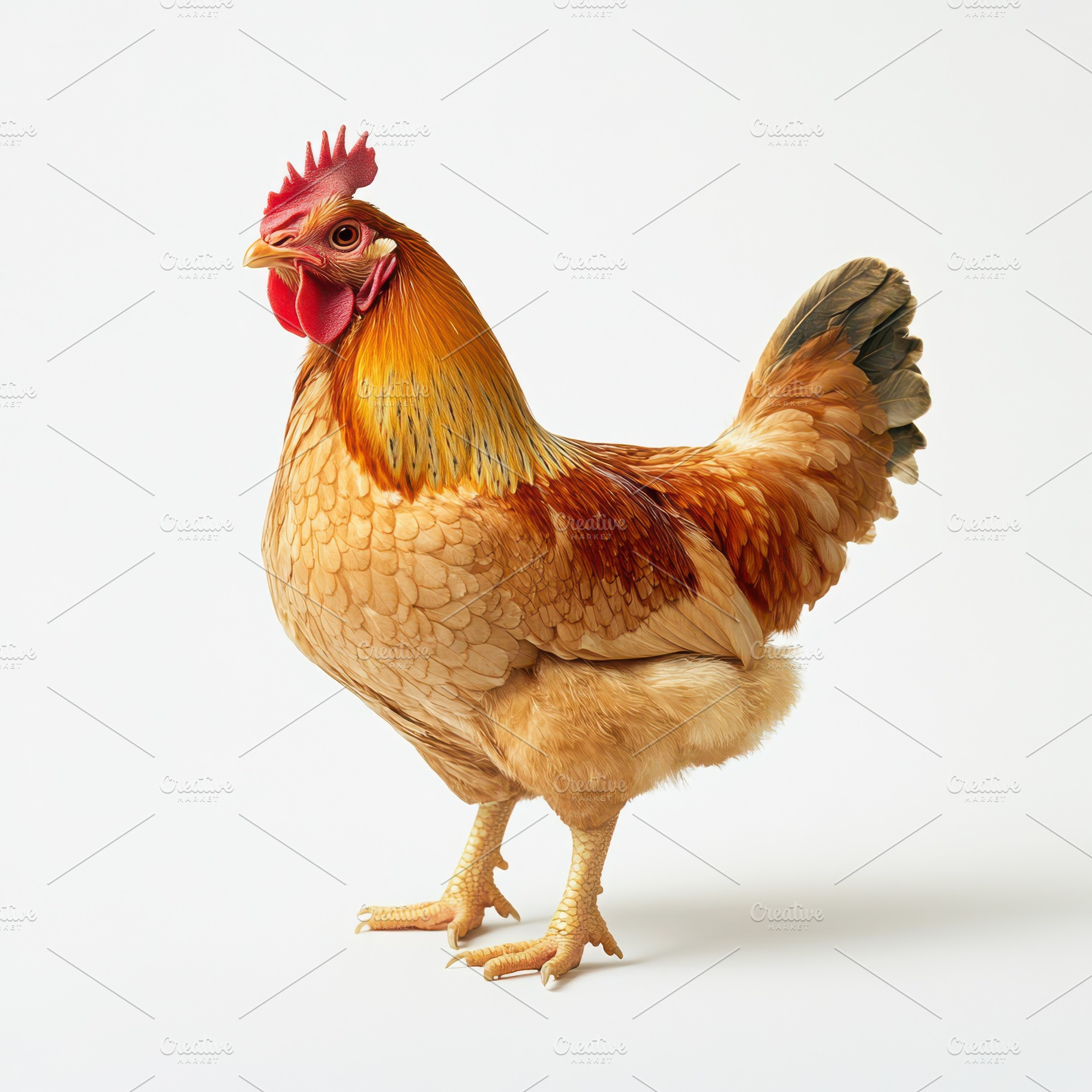 Photo of raw whole chicken isolated, an Animal Photo by Pixeness Studio