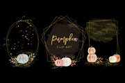Pumpkin Gold watercolor clipart, an Illustration by Sunflower Day Love (Thumbnail 4 of 4)