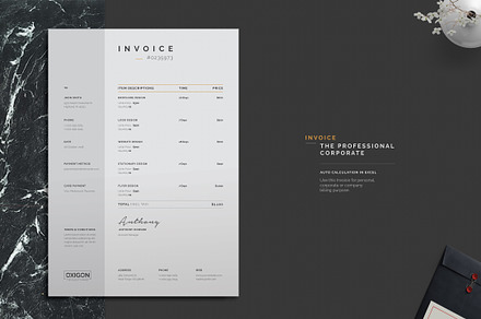 Invoice, a Stationery Template by ThemeDevisers