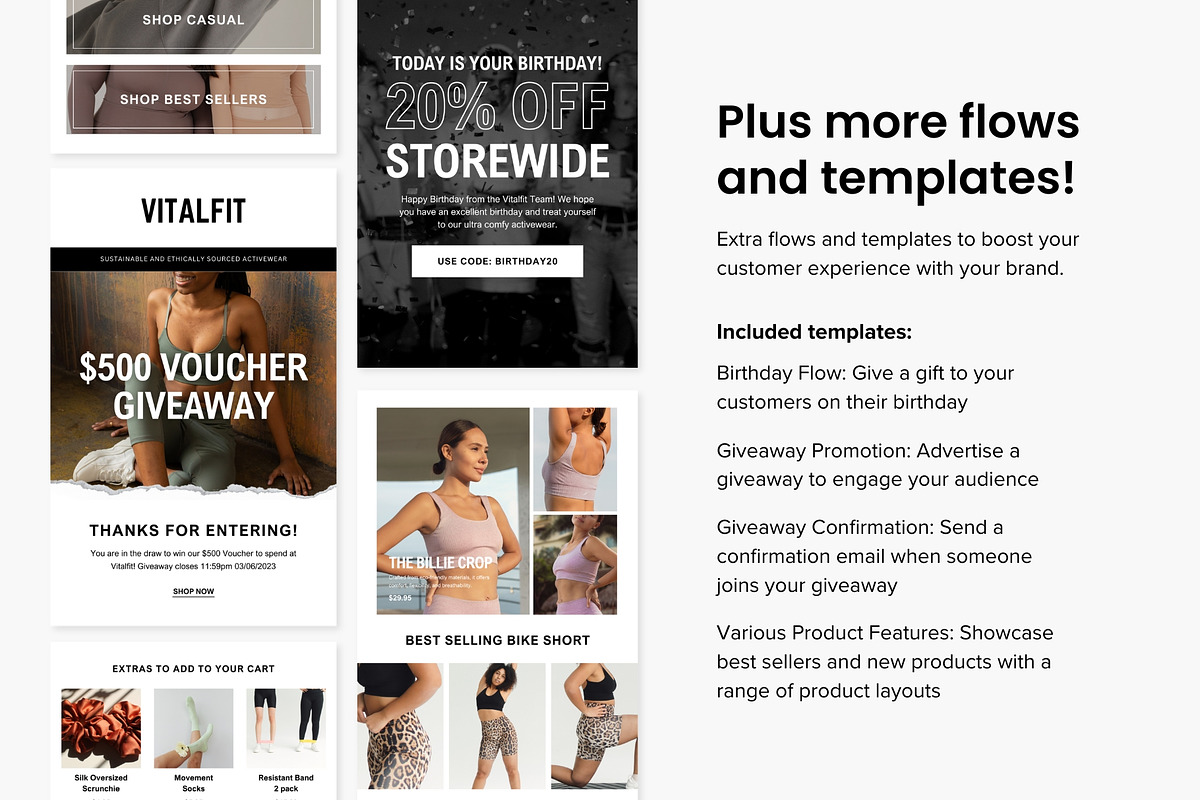 24 Canva Email Template Flow Designs, an Email Template by The Ecommerce Creative (Photo 8 of 11)