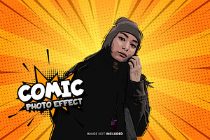 Comic Photo Effect Psd