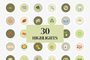 Minimal Food Canva Instagram Set, a Social Media Template by VeliusCreativeStudio (Thumbnail 5 of 10)