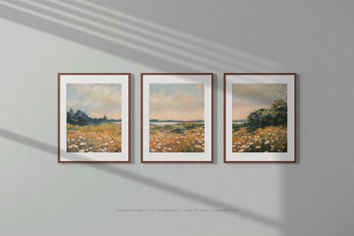 4x5 Portrait, 3 Frame Mockup, a Household Mockup by Lelu Art Design (Photo 4 of 11)
