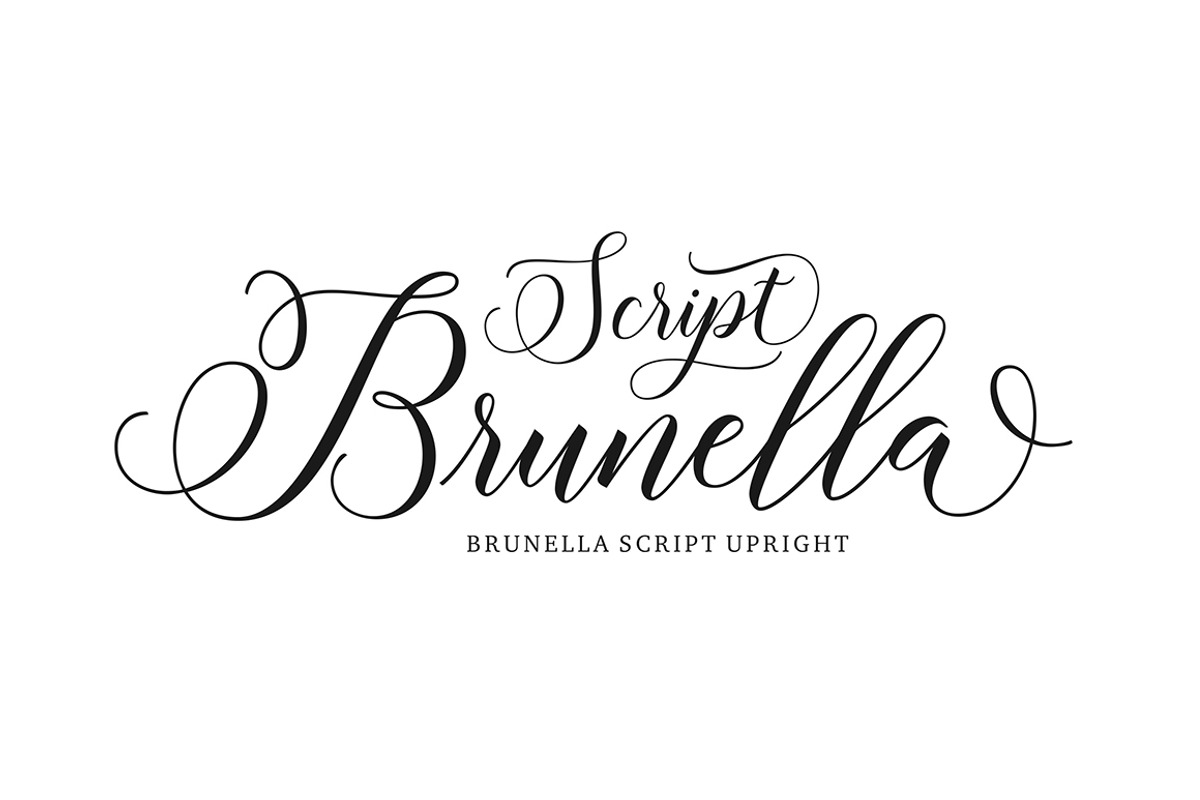 Brunella Script preview 2