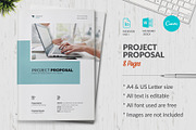 Canva Project Proposal Template, a Brochure Template by Sabin (Thumbnail 1 of 7)