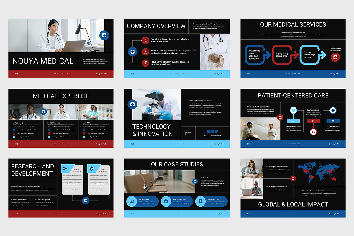 Nuya : Medical Company Google Slides, a Presentation Template by Punkl Camp (Photo 6 of 9)