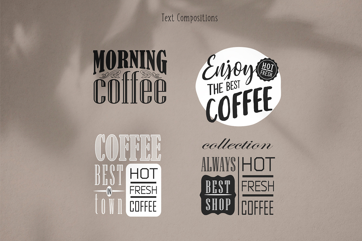 Enjoy Coffee. Collection, a Food Illustration by Merfin (Photo 5 of 9)