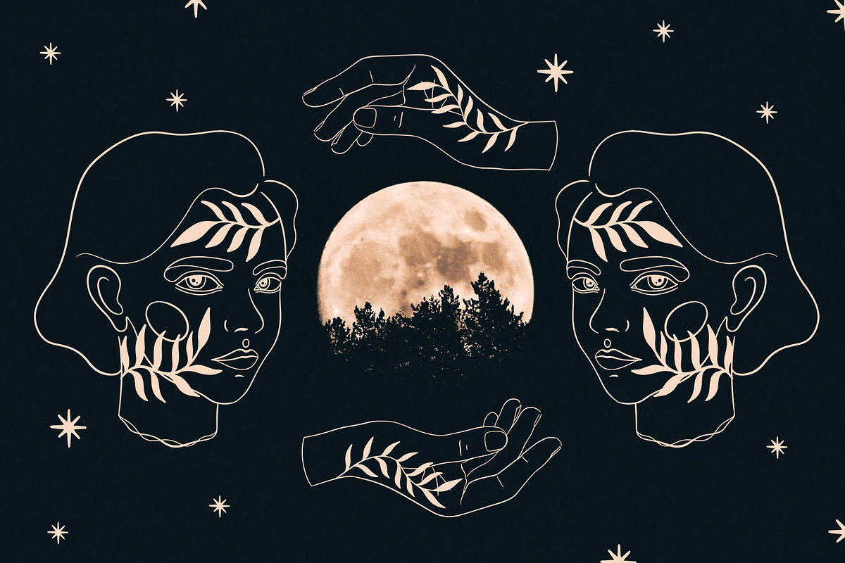 Collection human face and hands., a Person Illustration by Moonflora (Photo 8 of 8)