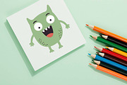 24 Cute Crazy Ugly Monster Character, an Animal Illustration by jongcreative (Thumbnail 8 of 9)
