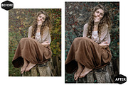 12 Sweet Autumn Photoshop Actions, an Action Add-On by Hue Palettte Studio (Thumbnail 3 of 10)