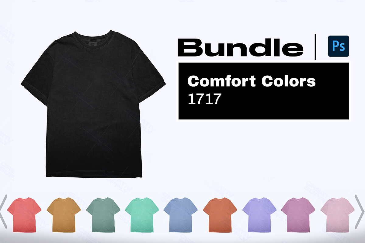 Comfort Colors 1717 Mockup Bundle, a Mockup by creativsupply (Photo 1 of 5)